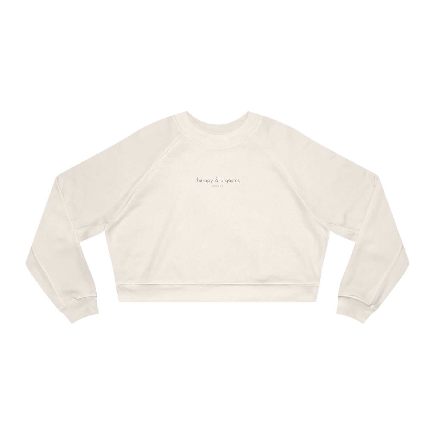 Therapy & Orgasms - Cropped Fleece Pullover